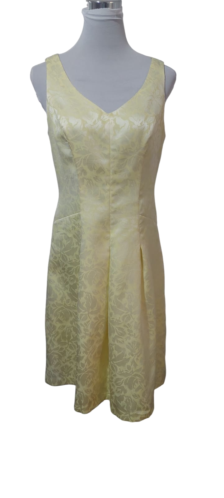Vestido Amarillo Satén
