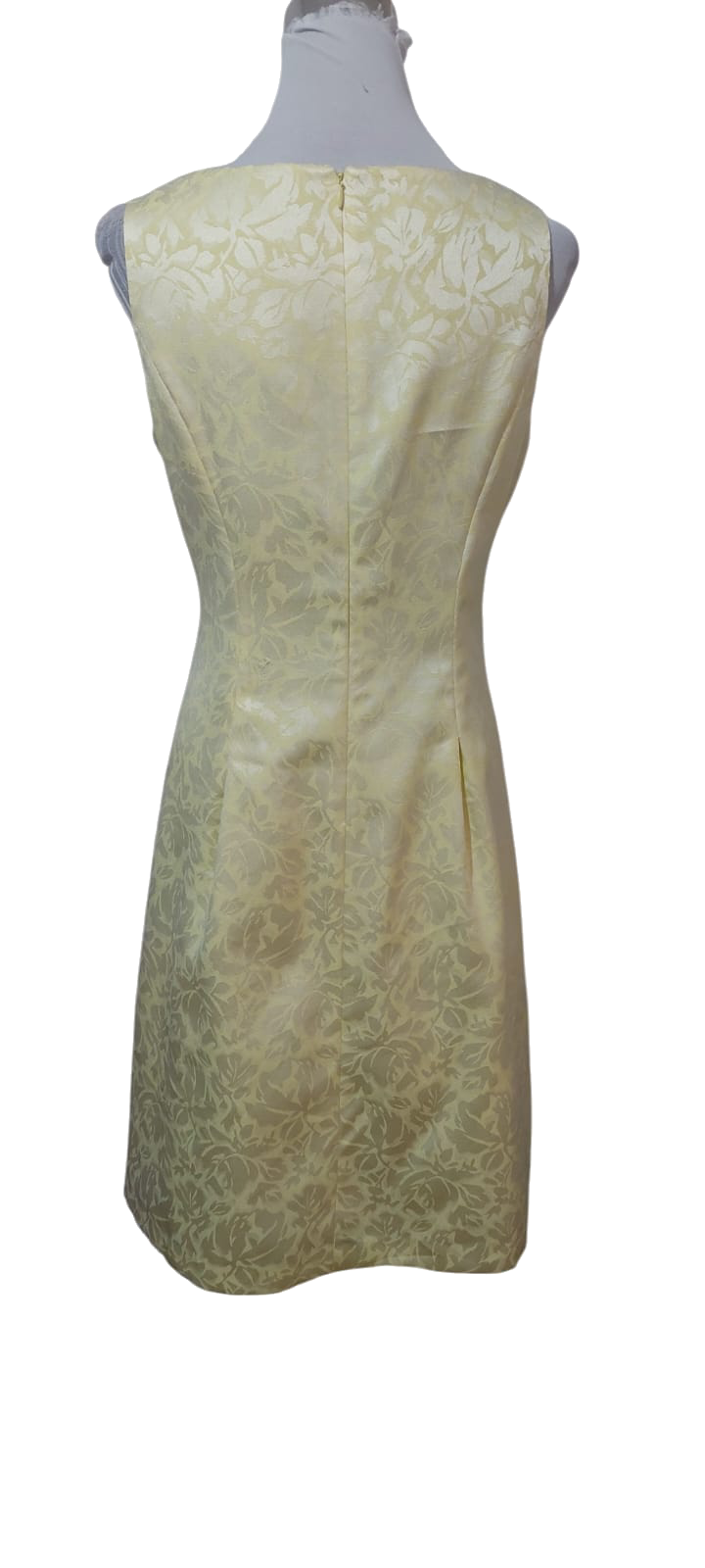 Vestido Amarillo Satén