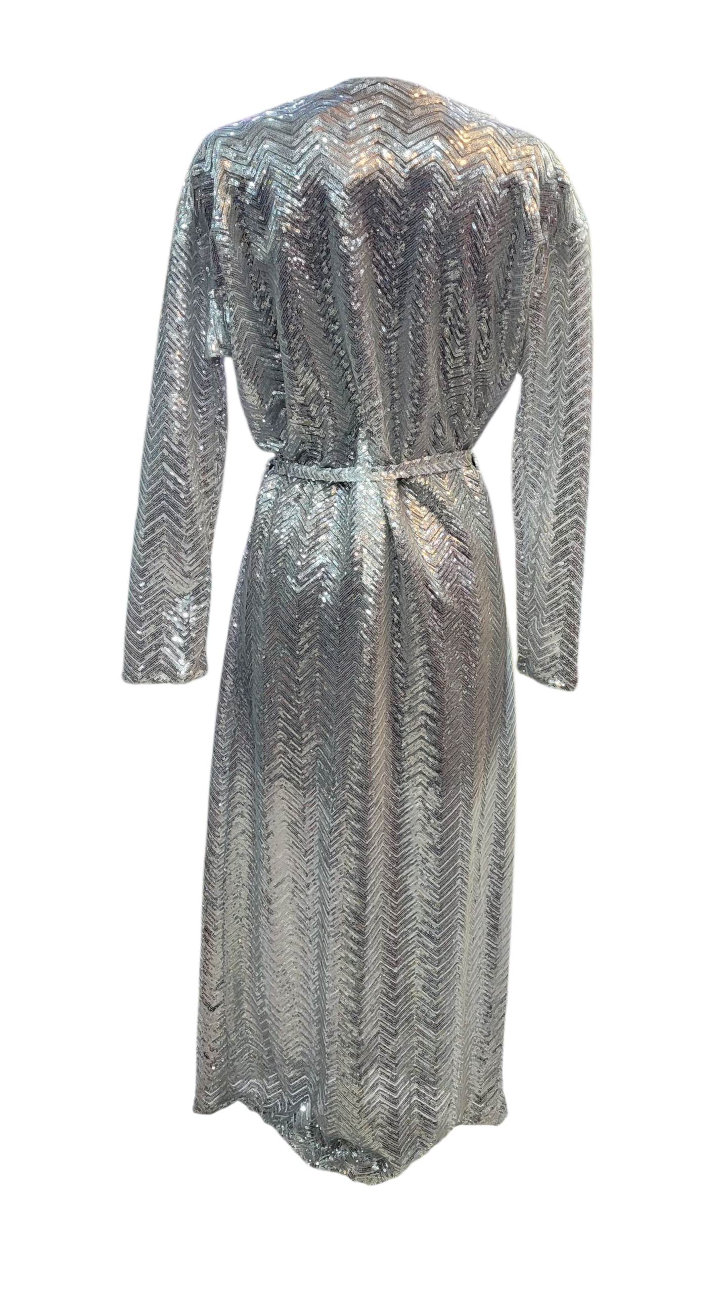 Vestido Plateado