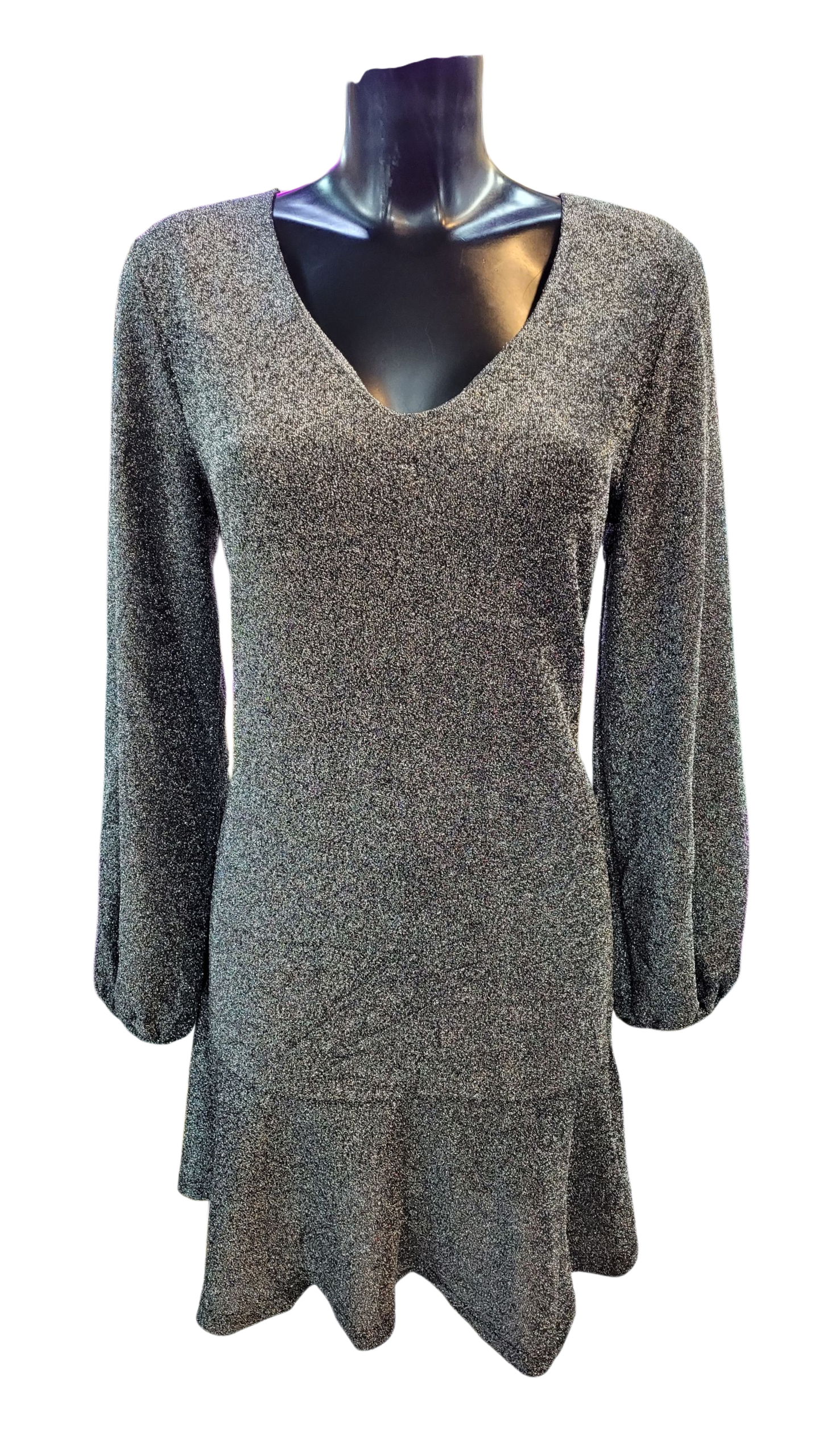 Vestido Silver volados