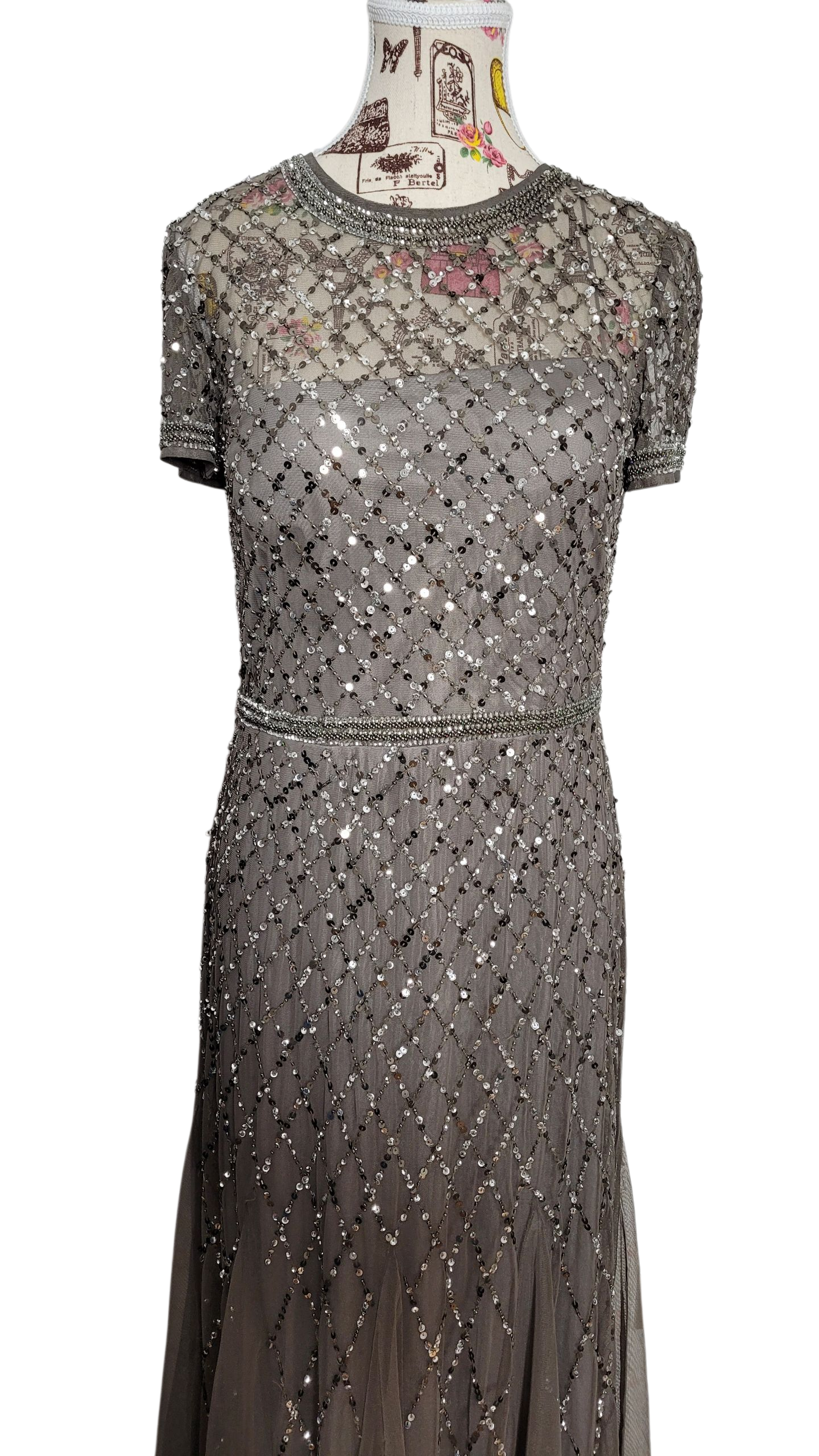 Vestido Plata Chic