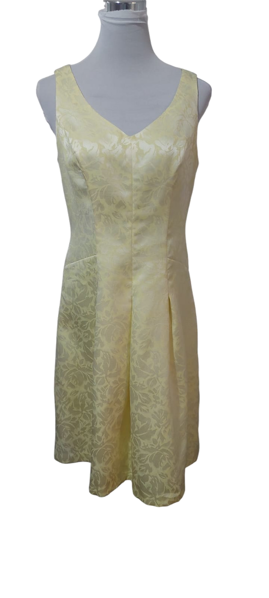 Vestido  Amarillo Satén