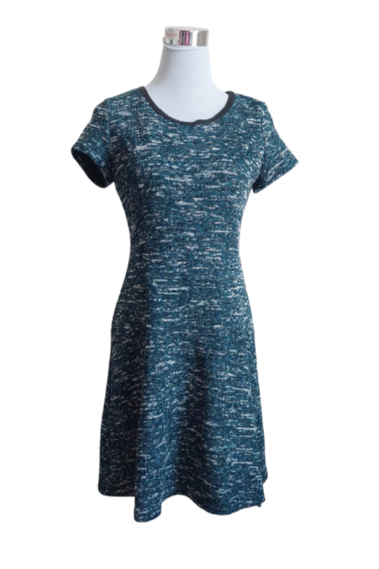 Vestido Turquesa Jaspeado