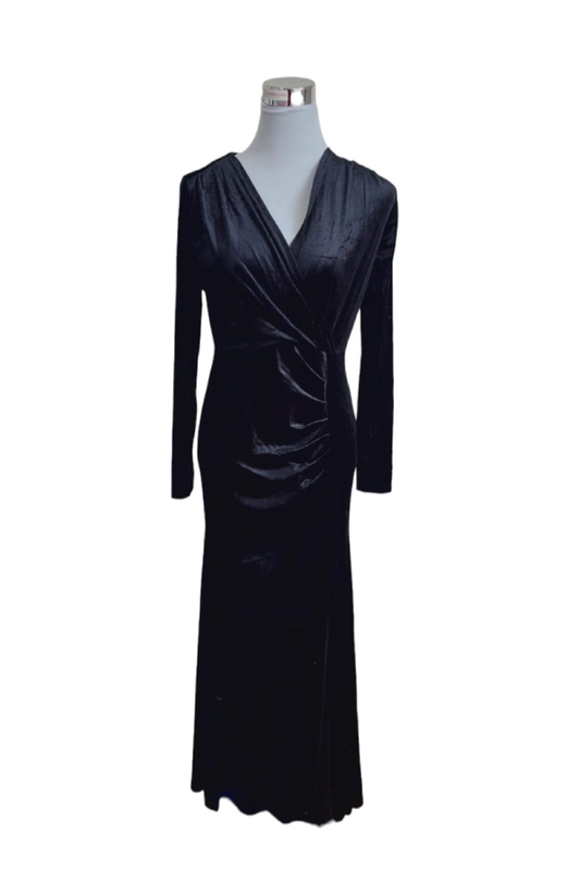 Vestido Terciopelo negro