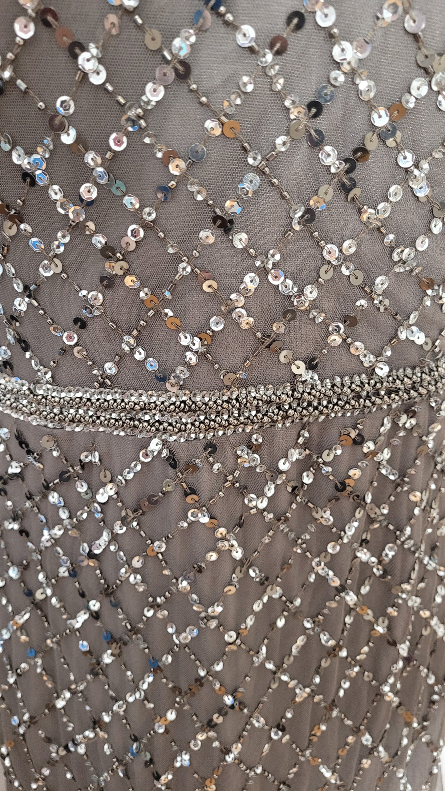 Vestido Plata Chic