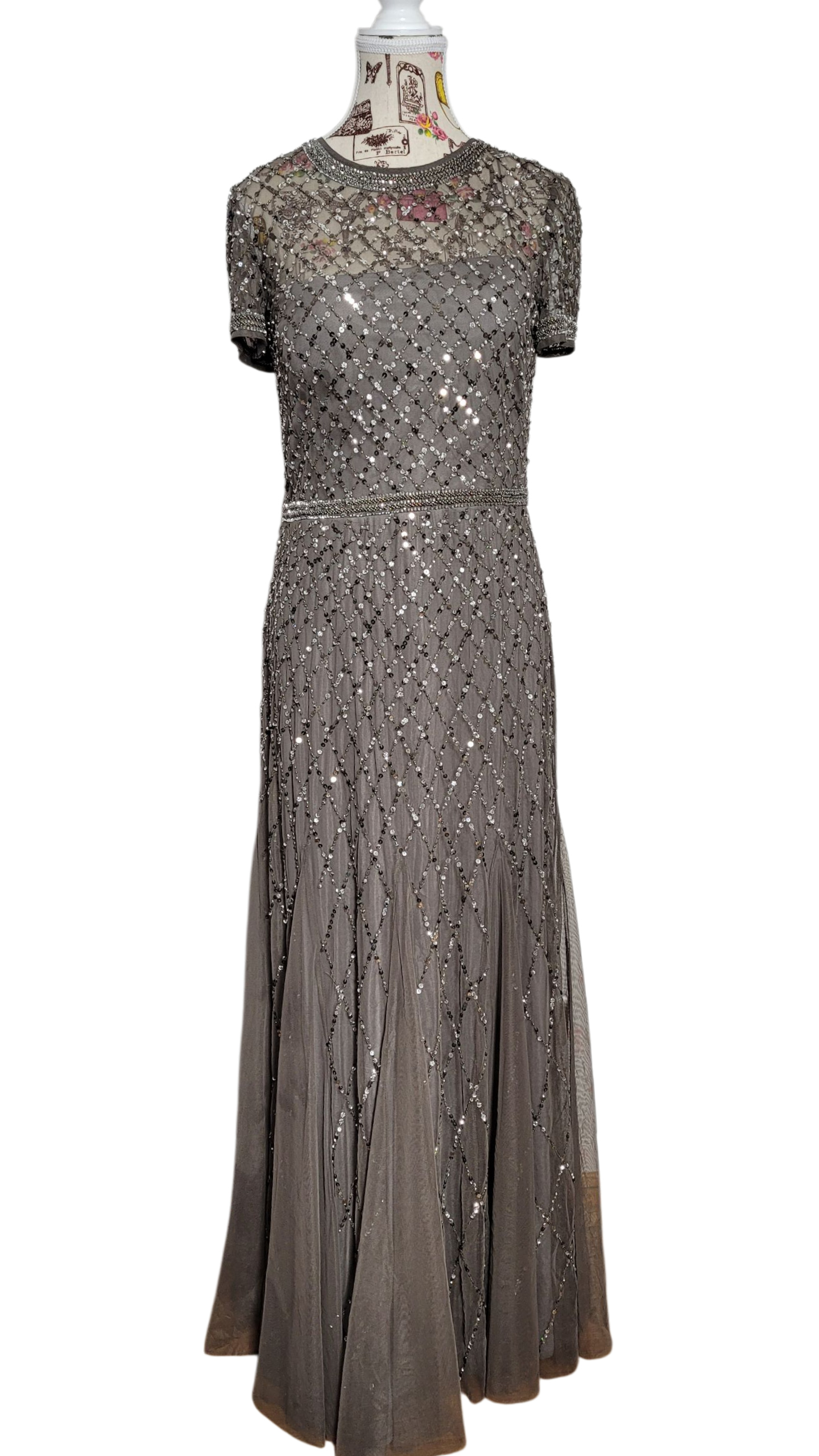 Vestido Plata Chic