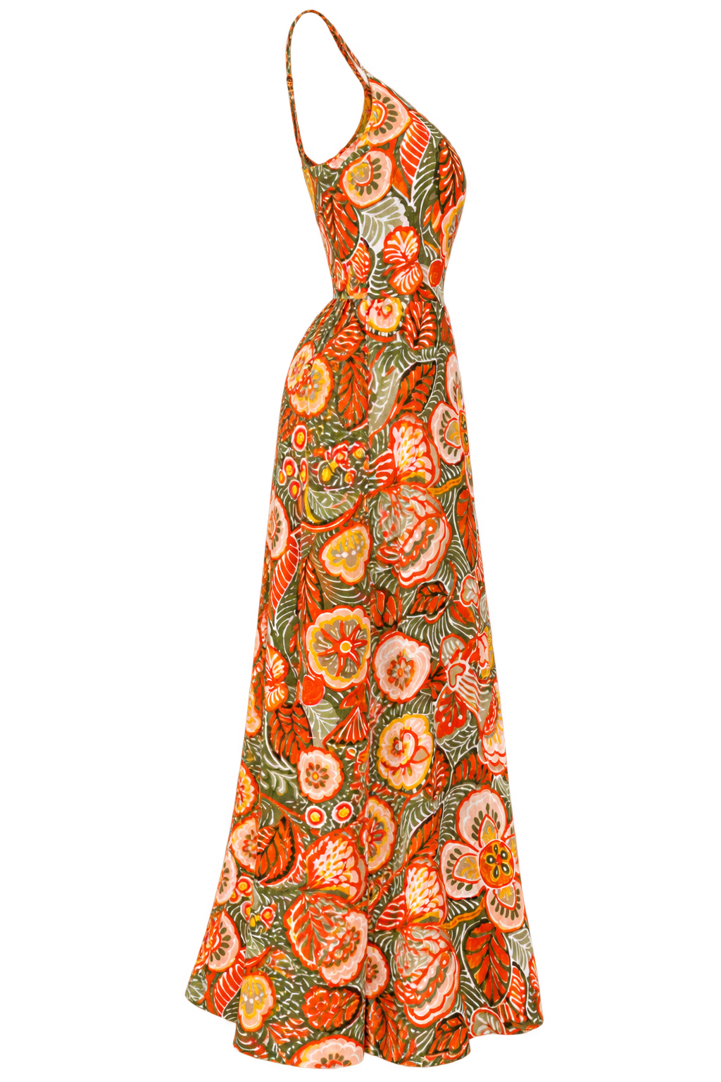 Vestido Orange Chic