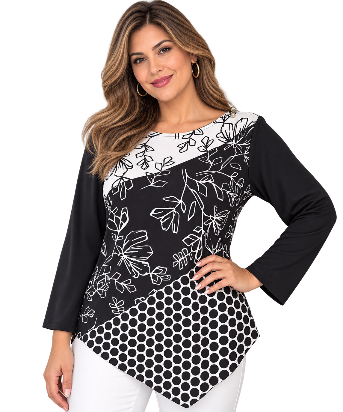 Blusa Black/White