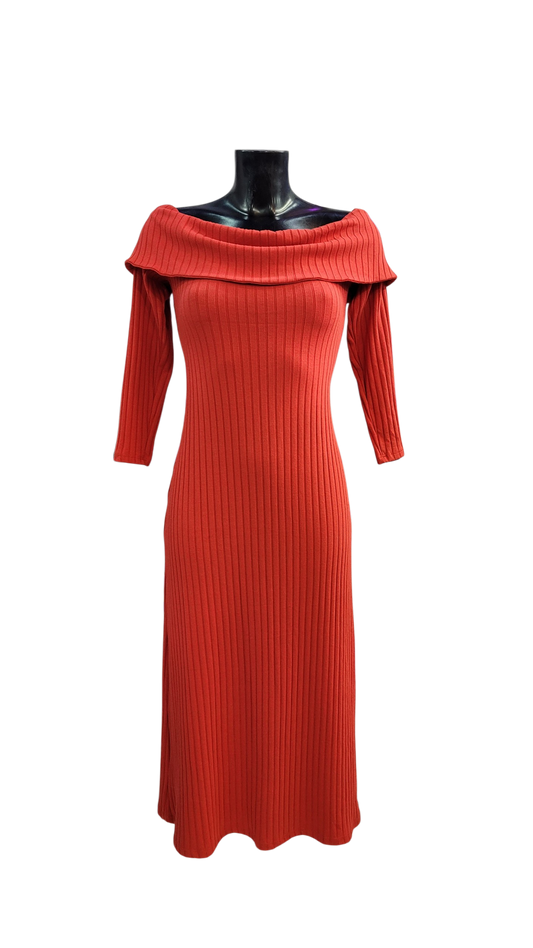 Vestido Jersey Rojo