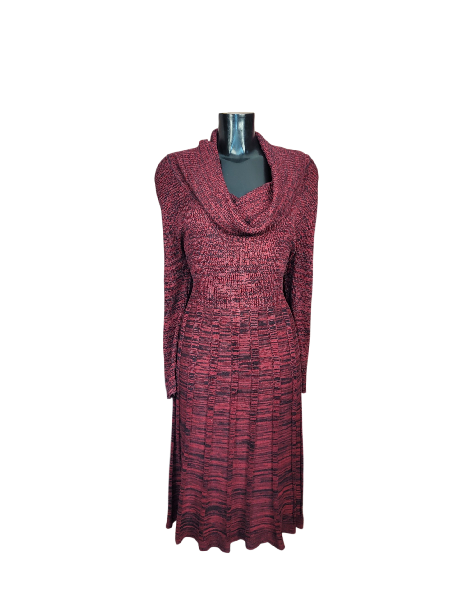 Vestido lana matizado