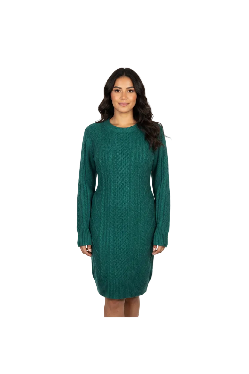 Vestido Lana Esmeralda