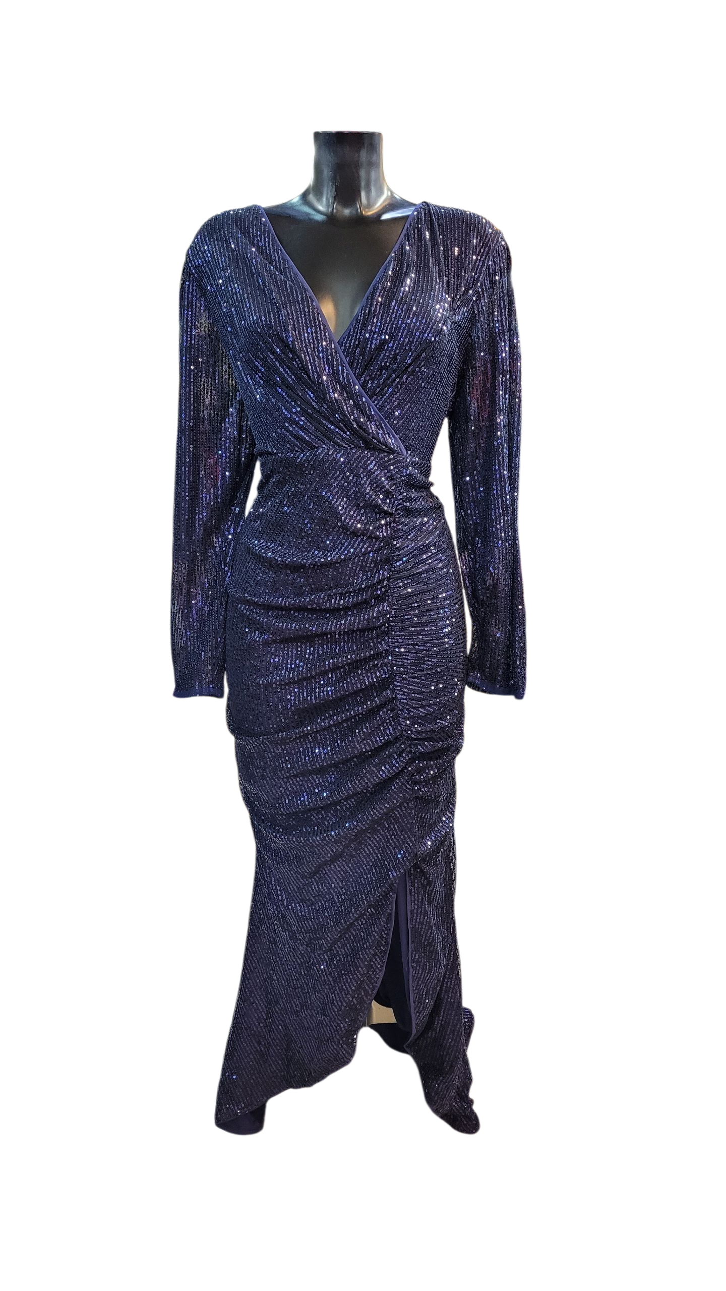 Vestido Azul Brillante