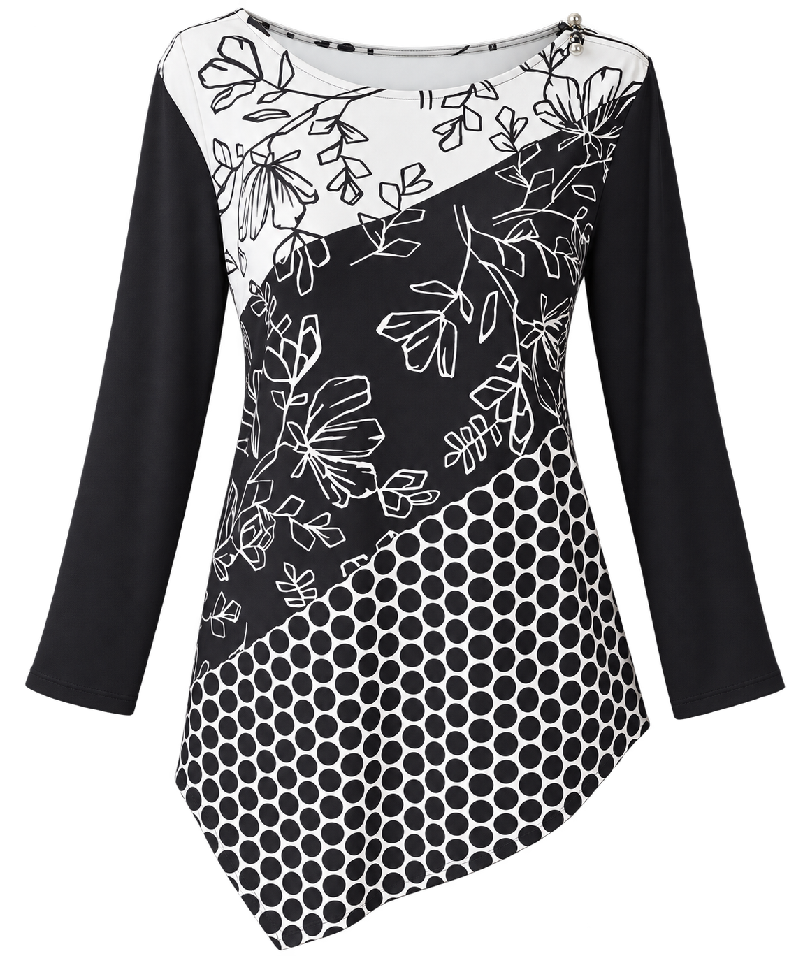 Blusa Black/White
