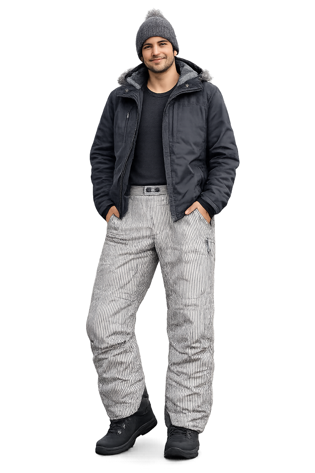 Pantalon Térmico rayado Xl