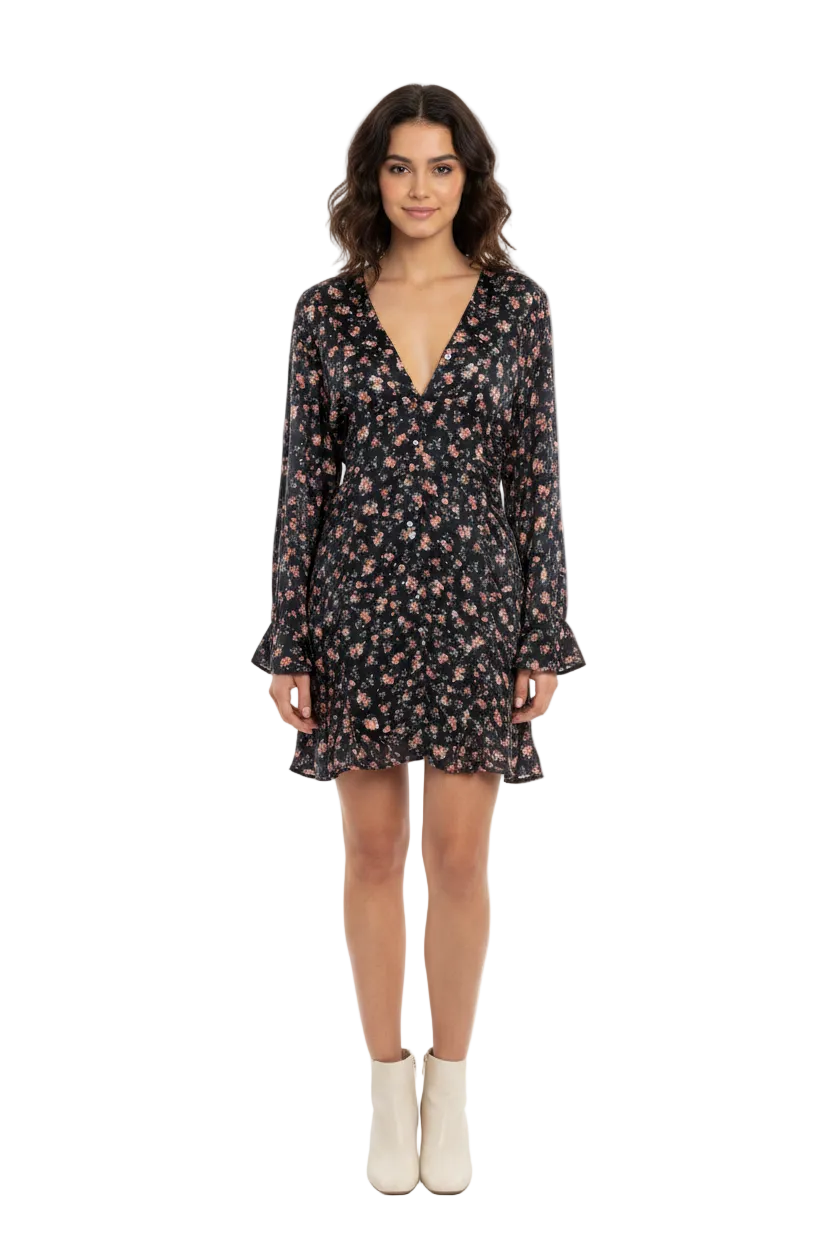 Vestido Zara Flores