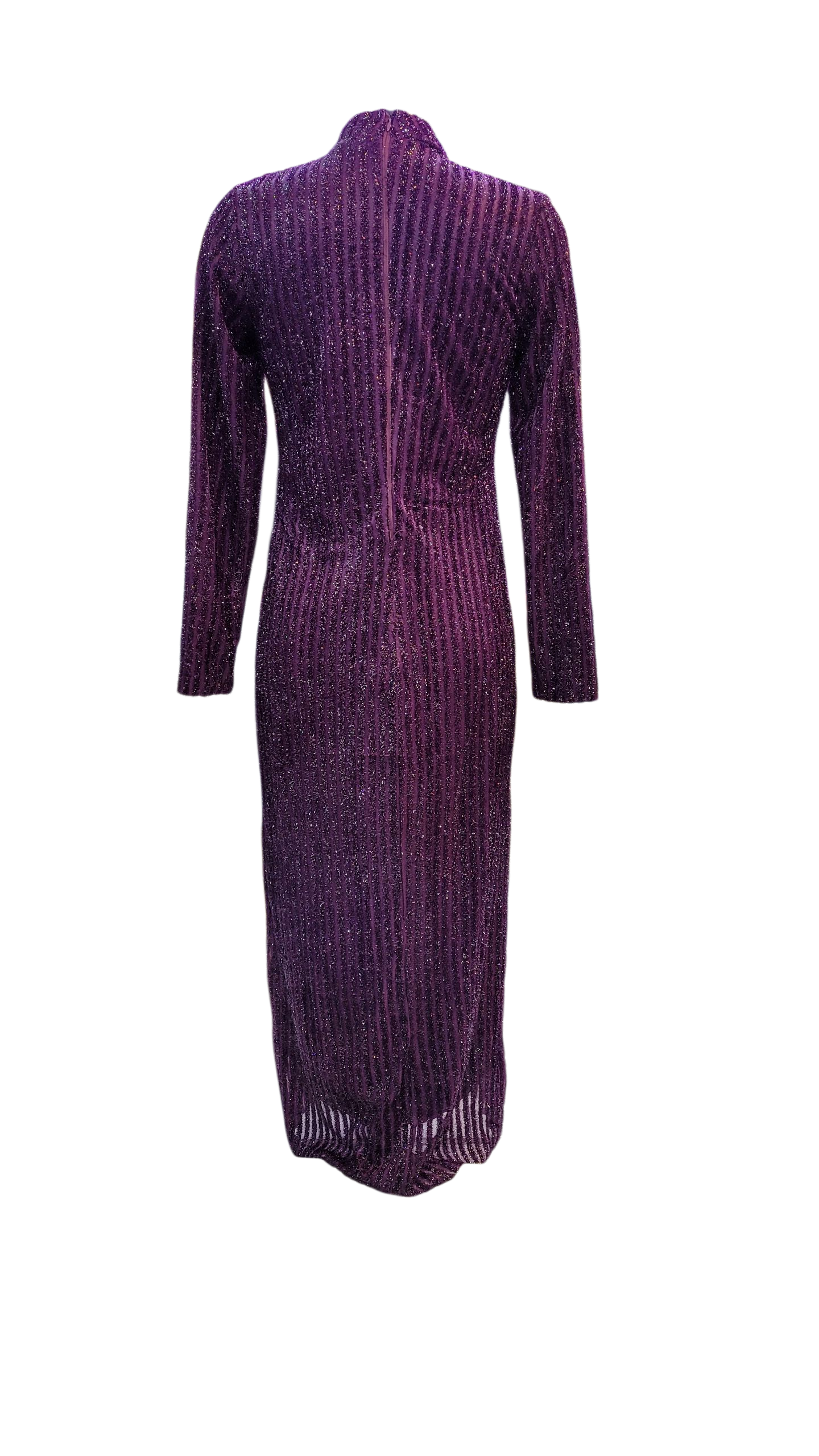 Vestido Púrpura Brillos