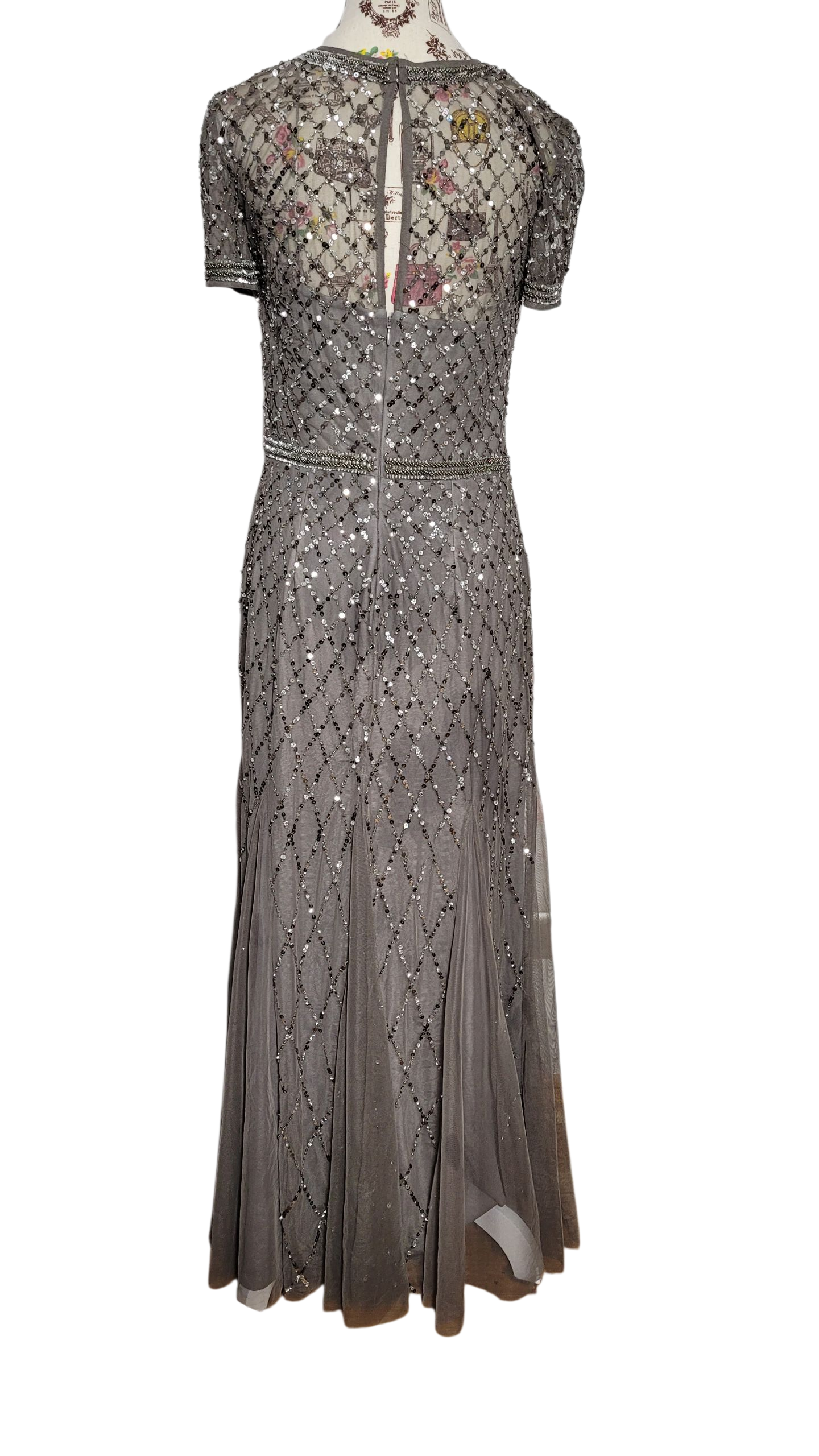 Vestido Plata Chic